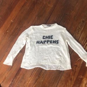 Chic happens sweater